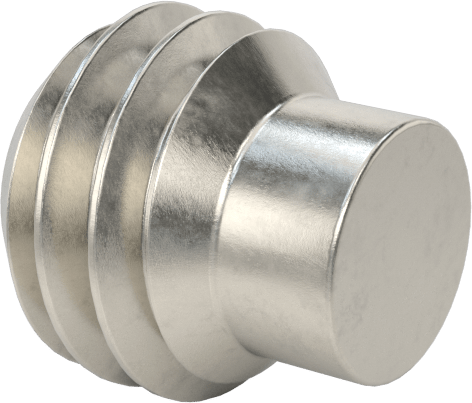 18-8 Paslanmaz Çelik Uzatılmış Uçlu Setskur, M3 x 0.5 mm Dişli, 3 mm Uzunluk