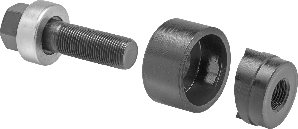 Saplama Tahrikli Delik Delme Makinesi, 41/64" Delik Çapı için — Yuvarlak, Alüminyum, Pirinç, Bakır, Fiberglas, Plastik, Çelik, Saplamalı