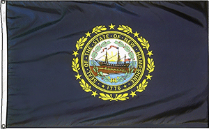 New Hampshire Eyalet Bayrağı, 3 Fit x 5 Fit