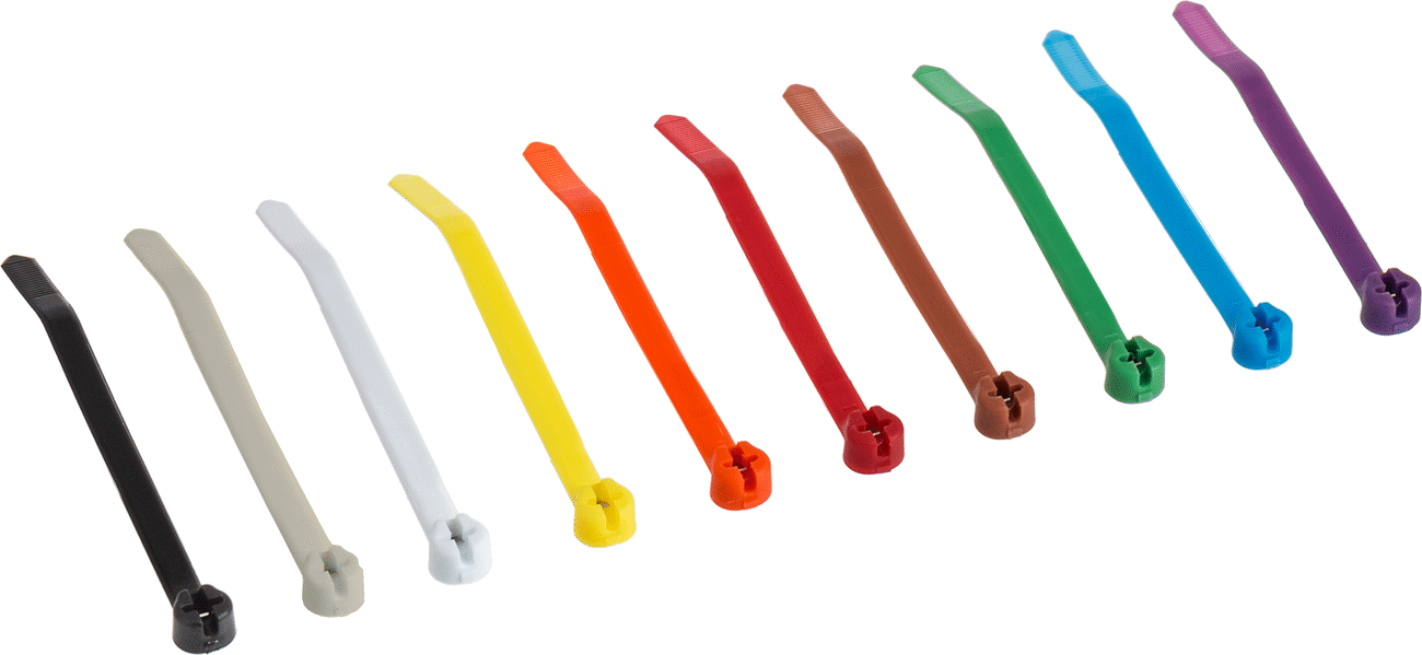 Hassas Ayarlı Kablo Bağı Çeşitleri, 100 Parça, 3" Uzunluk x 0.09" Genişlik