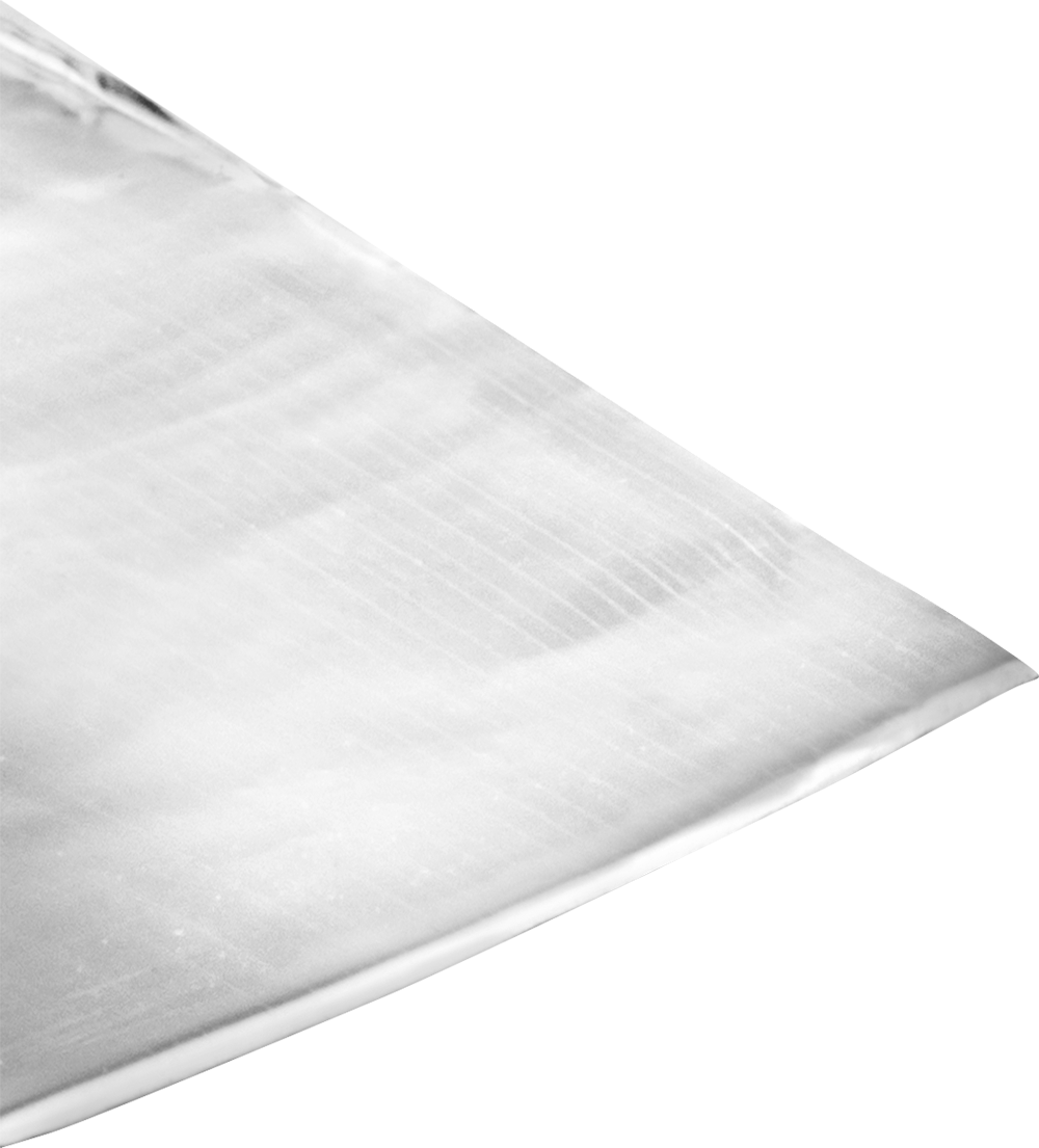 Titreşim Sönümleme Levhası, %91 Titreşim Azaltma, 1/16" Kalınlık, 12" Genişlik, 3-3/4 Fit Uzunluk