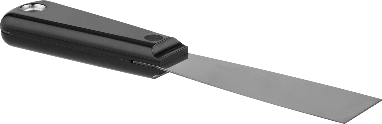 Çelik Bıçaklı Macun Sürme Bıçağı, 3/4" Genişlik x 3.625" Uzunluk Düz Kenarlı Düz Bıçak