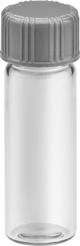 Cam Şişe, Şeffaf, 0.14 FL oz/4 ml Kapasite