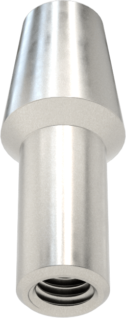 Boru Ucu Kaynak Somunu, 3/8" Boru Dış Çapı ve 0.058" Duvar Kalınlığı için, 10-32 Diş Boyutu