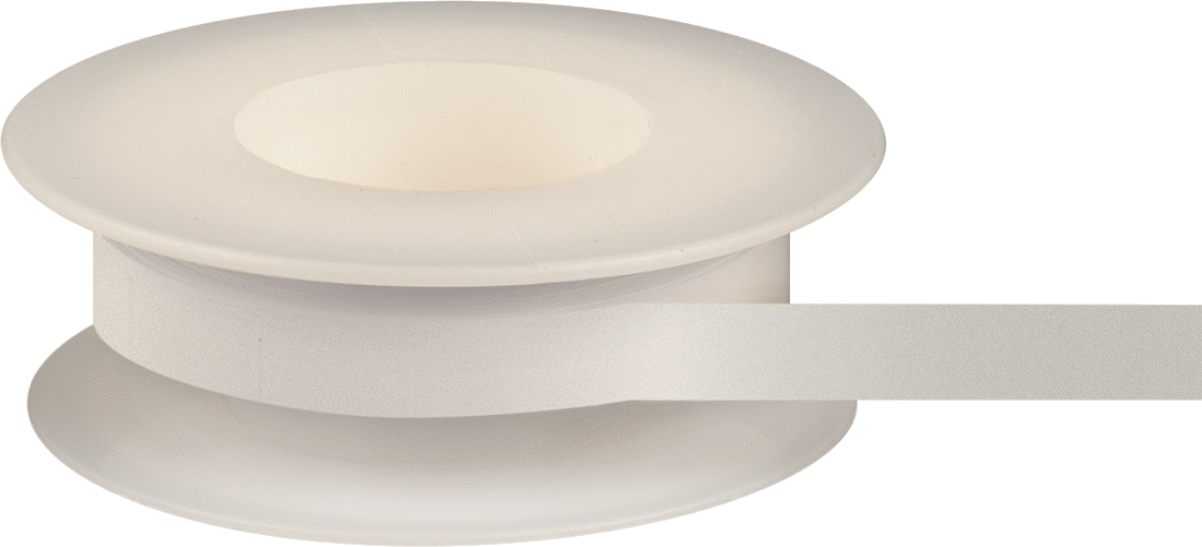 Diş Sızdırmazlık Bandı, 0.0032" Kalınlık, 1/4" Genişlik, 14 Yarda Uzunluk