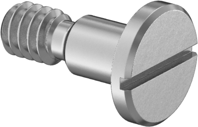 Ultra Düşük Profilli Hassas Omuzlu Vida, Yarık, 3/32" Omuz Çapı, 1/8" Omuz Uzunluğu, 2-56 Diş