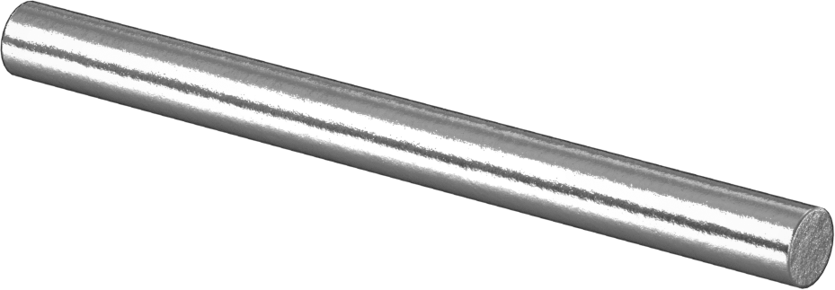 Paslanma ve Aşınmaya Dayanıklı 200 Nikel Çubuk, 1/2" Çap