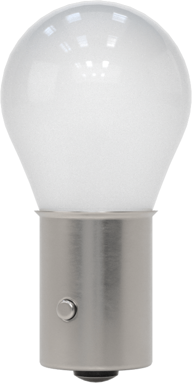 Minyatür Ampul, Bayonet Taban, Tek Temas, Konik, Ticaret #1141If — 12.8V AC/12.8V DC, Buzlu, 1141IF