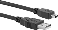USB Kablosu, USB Standart 2.0, A Fiş x Mini-B Fiş