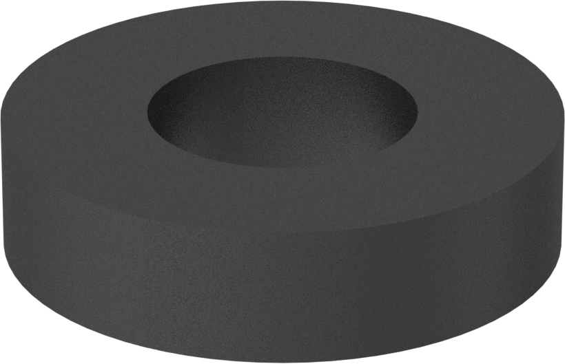 Neopren Kauçuk Sızdırmazlık Pulları, 8 numaralı vida boyutu için, 0.312" Dış Çap, 0.047 inç ila 0.077 inç Kalınlık — 0.150", 0.312", Neop…