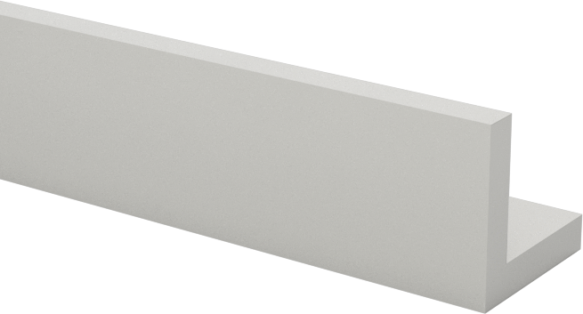 Eloksallı Mimari 6063 Alüminyum 90 Derece Açı, 1 mm Duvar Kalınlığı, 5 mm Yükseklik x 5 mm Dış Genişlik, 6 Fit Uzunluk