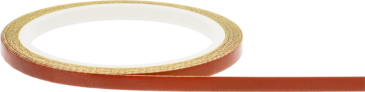 Aşırı Koşullara Dayanıklı Fiberglas Bant, Düşük Sürtünme, 1/4" Genişlik, 15 Fit Uzunluk, 0.006" Kalınlık