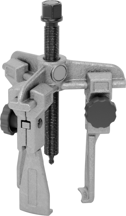 Çift Yönlü Çeneli Dış/İç Kavrama Çekici, Dar Profil Çubuk Kontrolü, 3 Çene, 2-3/4"-5-1/2" iç çap için