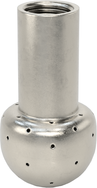 Tank Yıkama Nozulu, 316 Paslanmaz Çelik, 1/8 NPT Dişi, 20 PSI'da 3.5 gpm