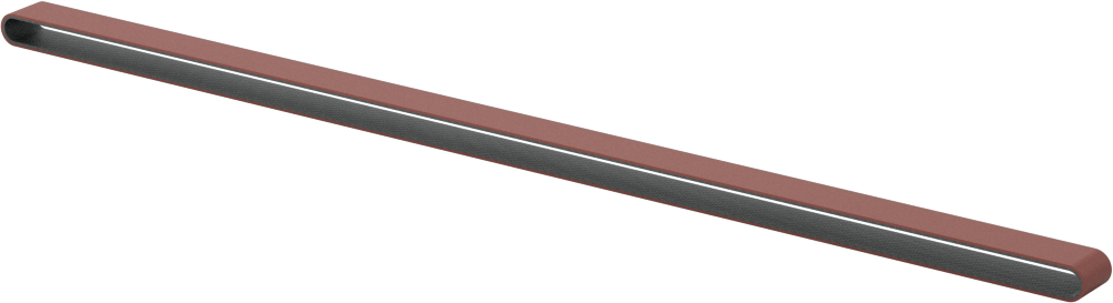 Kayışlı Zımpara Çubukları için Zımpara Kayışları, 1/4" Genişlik x 12-3/4" Uzunluk, Ekstra Pürüzsüz Yüzey için