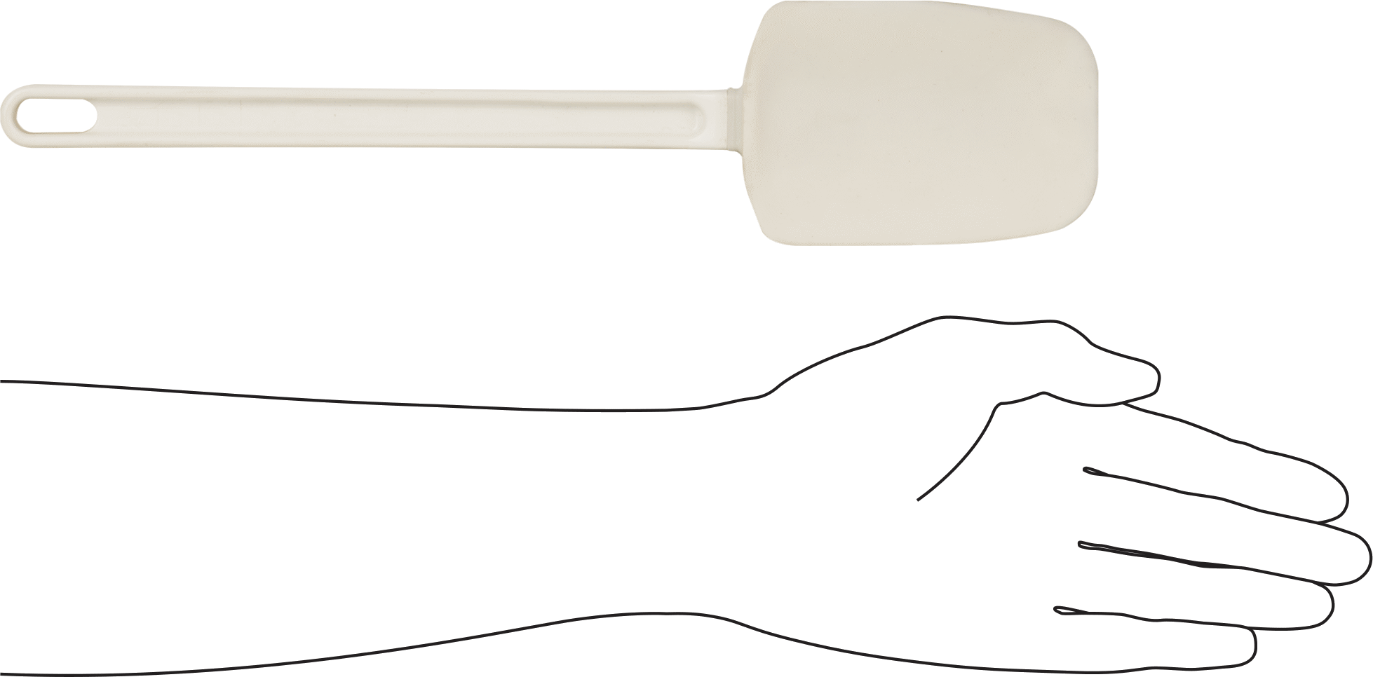 Yiyecek Servis Spatulaları, 13-1/2" Uzunluk
