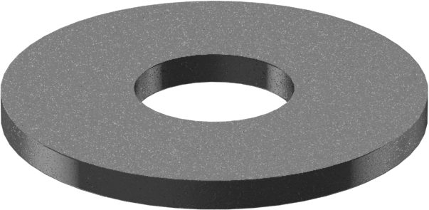 18-8 Paslanmaz Çelik SAE Pul, Siyah Oksit, 2 Numaralı Vida Boyutu için, 0.094" İç Çap, 0.250" Dış Çap — 18-8 Stainless Steel, Stainless S…