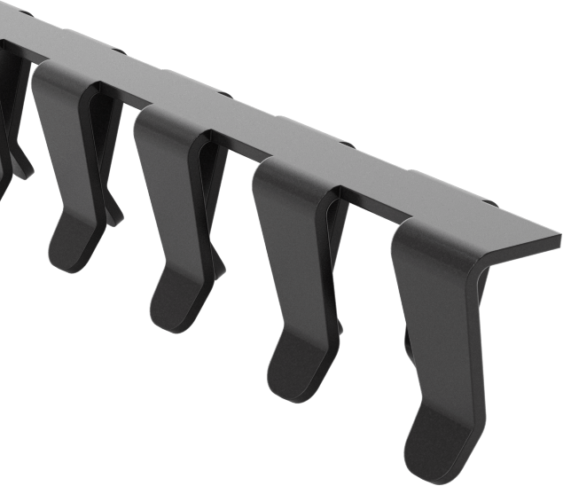 Esnek Paslanmaz Çelik Kenar Çıtası, 3/64" Genişlik x 3/16" İç Yükseklik, 5 Fit Uzunluk