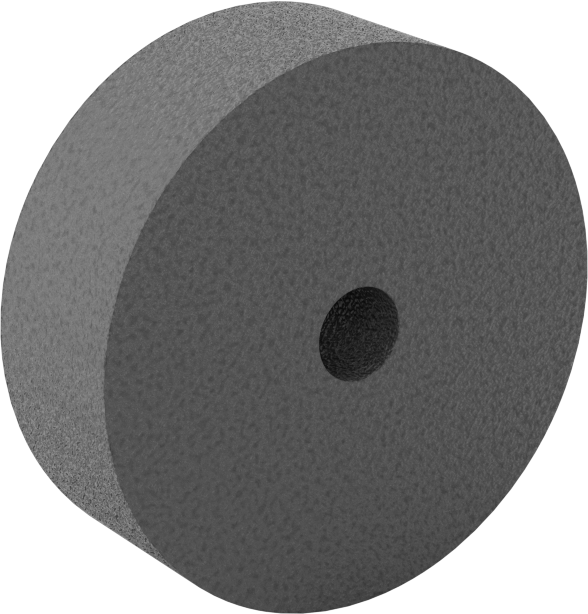 Kauçuk Yastıklı Taşlama Taşı, 1-1/2" Çap
