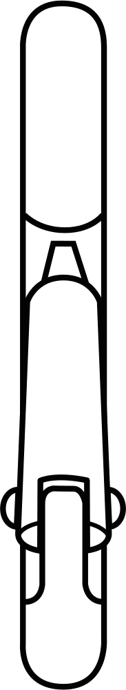 316 Paslanmaz Çelik Karabina - Kaldırma Amaçlı Değildir, 100 lbs. Kapasite, 3/16" Kalınlık, 1/4" Açıklık Genişliği