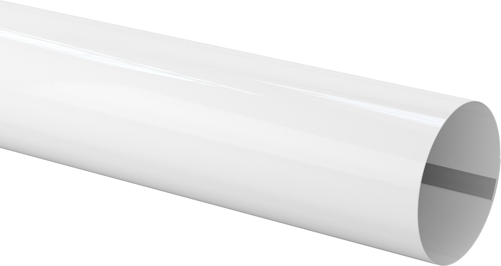 PVC Boru Yalıtım Kılıfı, Yapışkan Şerit, 0.02" Kalınlık, 10-1/8" ila 12-1/2" Dış Çap, 4' Uzunluk