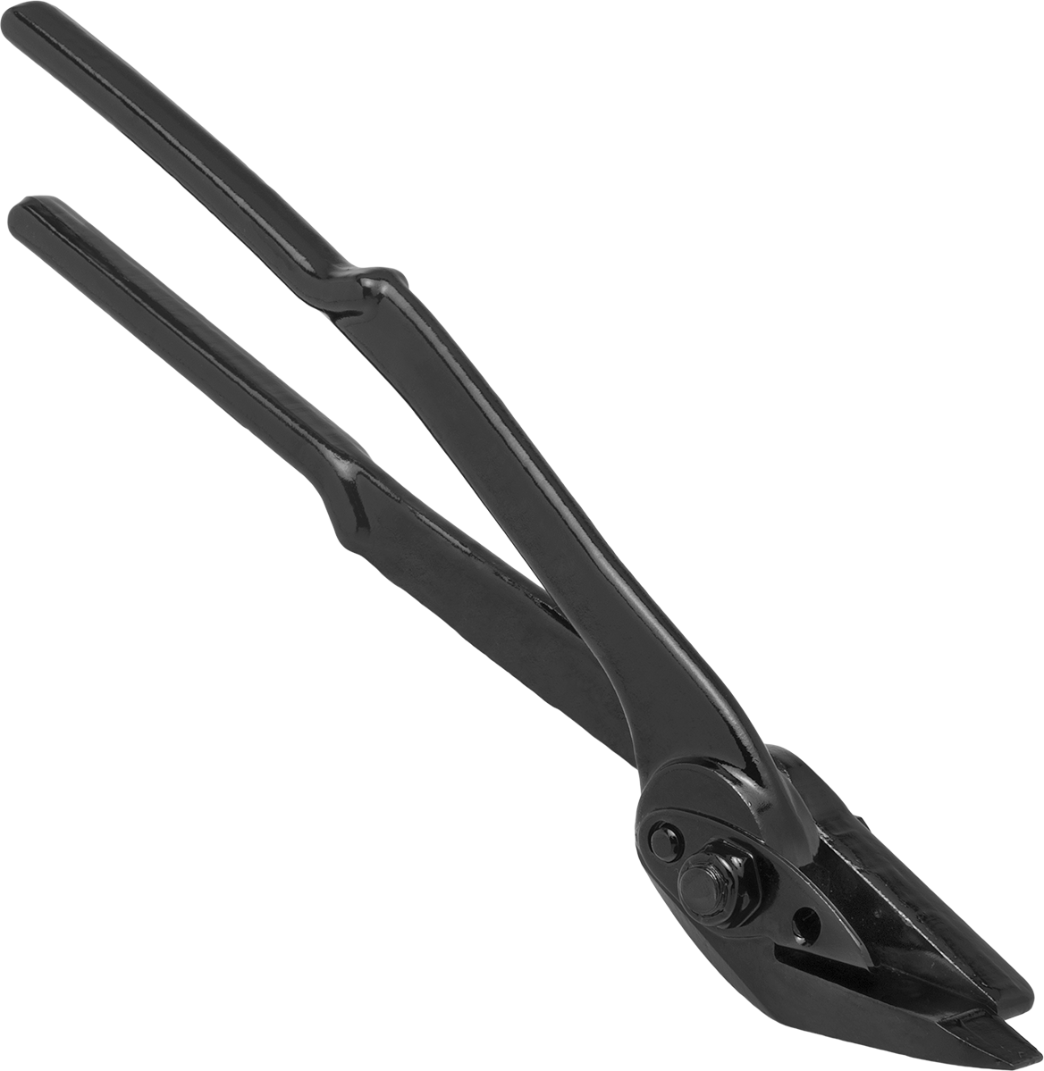Tek Elle Kullanılan Kayış Kesici, Maksimum 1-1/4" Genişlik x 0.031" Kalınlıkta Çemberleme için, 12-1/2" Uzunluk — High-Carbon Steel, Low-…