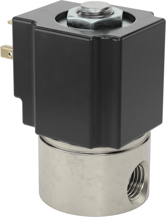 Yiyecek ve İçecek için Solenoid Valf, DIN Bağlantısı, 12V DC, 1/4 NPT Dişi, 400 PSI