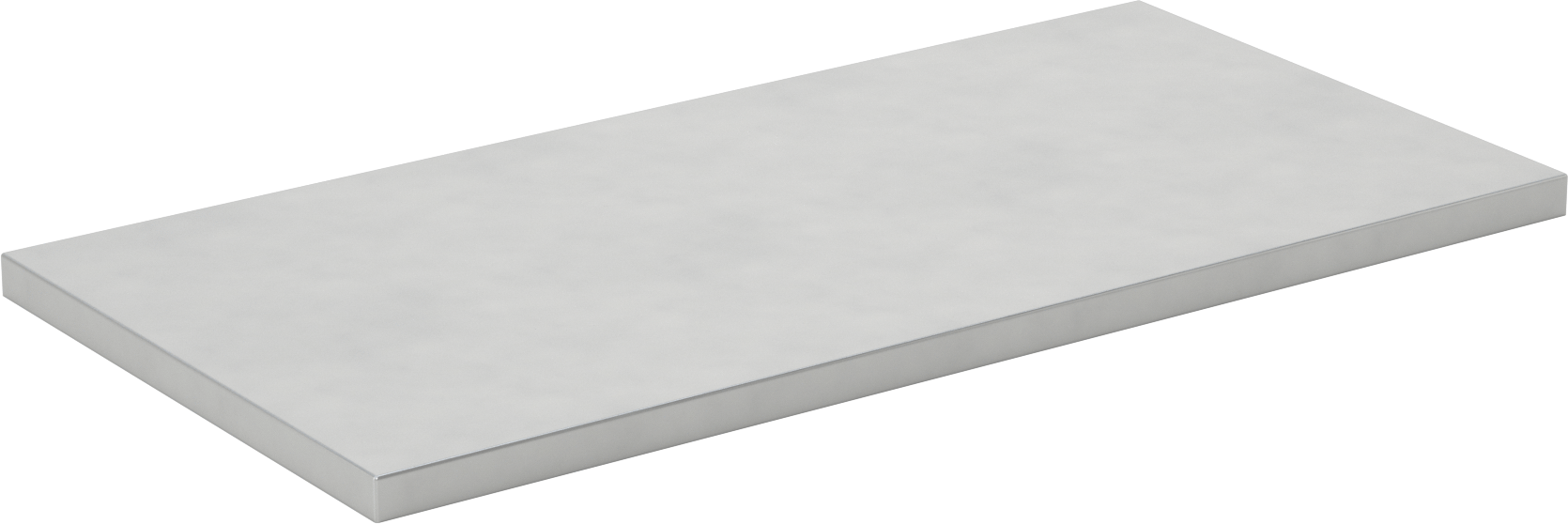 Paslanmaz Çelik Tezgah Üstü, Tırnaklı değil, 48" Genişlik x 24" Derinlik