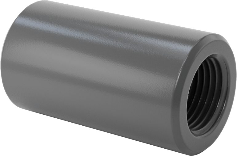 Kimyasallar için Delikli Vana, 1/2 NPT Dişi x NPT Dişi, 2-1/4" Uzunluk