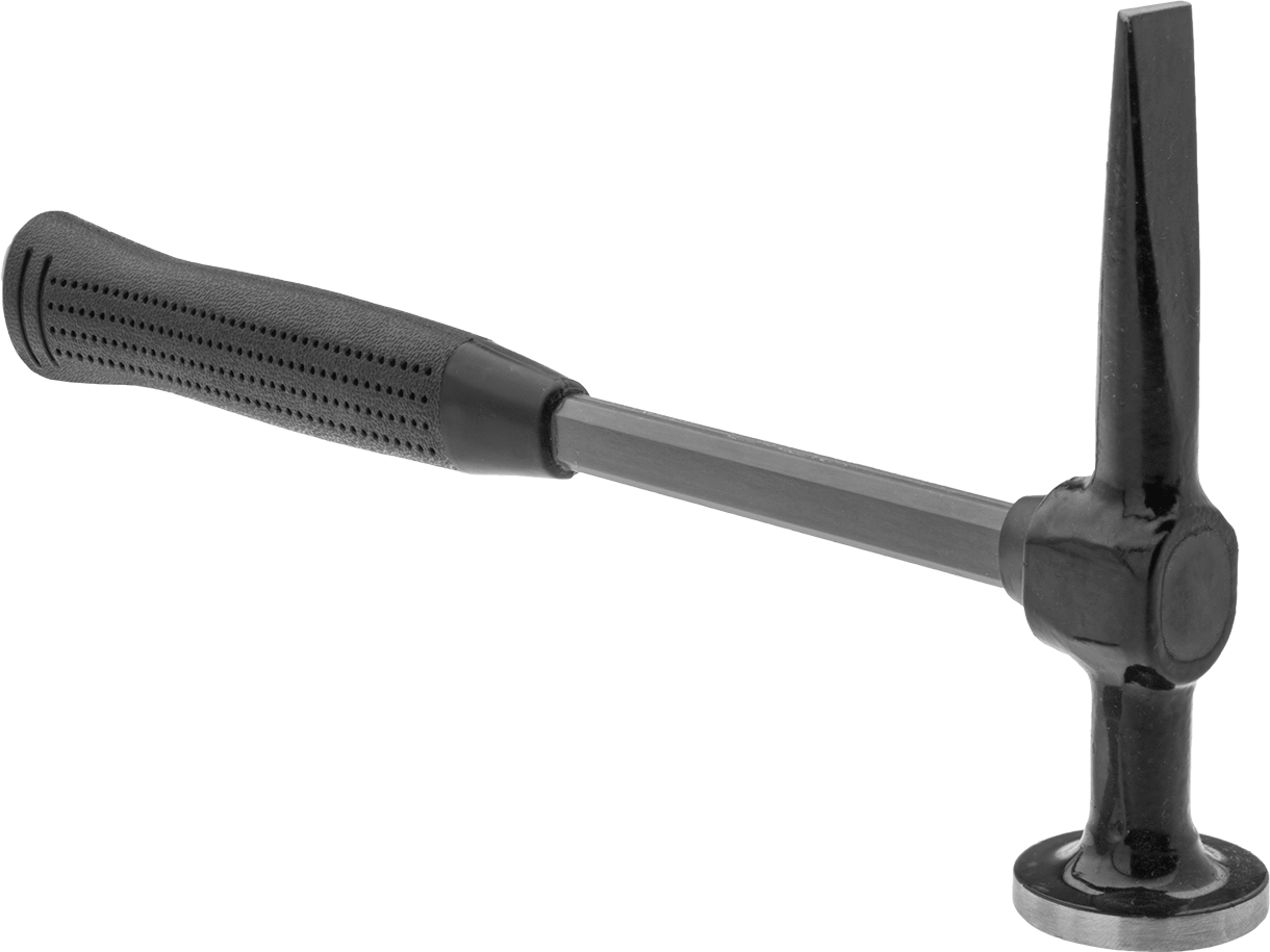 Sac Metal Şekillendirme Çekici, Keski Başlıklı Yuvarlak Yüz, Fiberglas Sap, 8 oz. — Sac Şekillendirme, Dokulu, Fiberglas