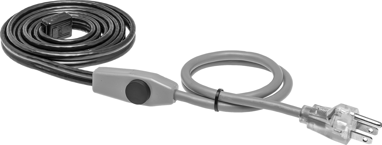 Sıcaklık Kontrollü Sabit Güçlü Isıtma Bandı, Borular ve Tüp için, 120V AC, Tek Faz, 3 Fit Uzunluk