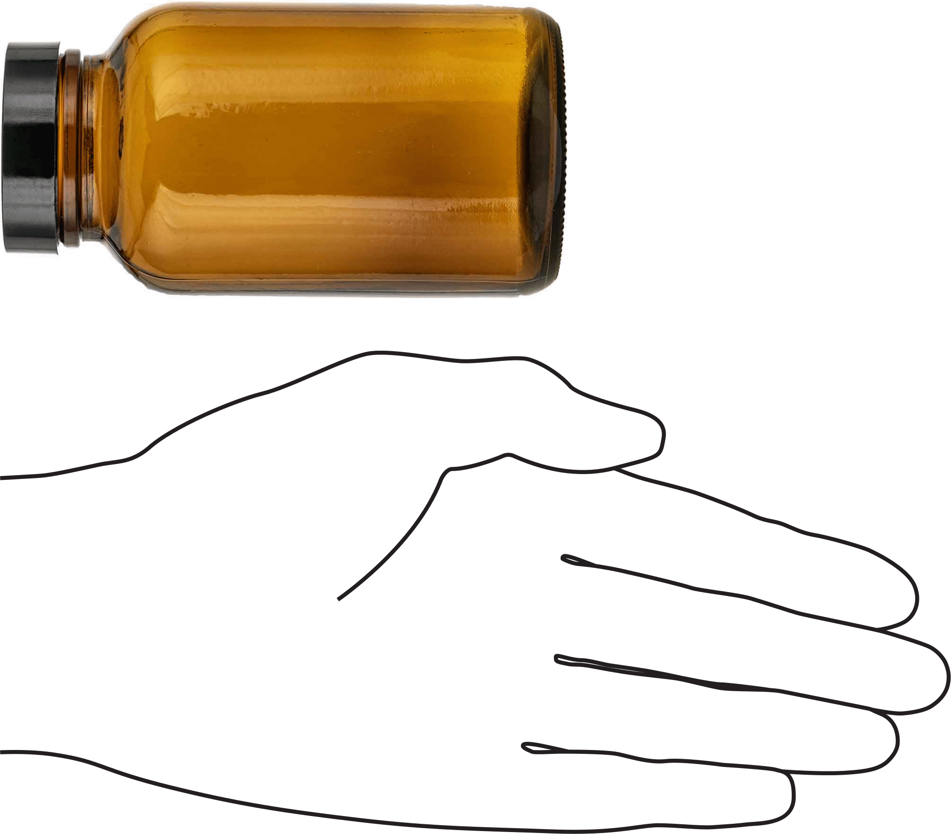 Kehribar Rengi Cam Kavanoz, Kaplamalı Kağıt Contalı, 8 FL oz/235 ml, 2-9/16" Çap