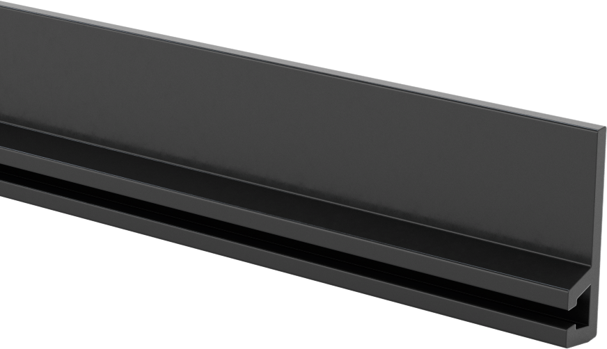 10 Fit Uzunluk x 5/8" Flanş Yüksekliği, Kolay Kesim Şerit Fırça için Cıvatalı Tutucu — Cıvatalı, 10 ft., Esnek