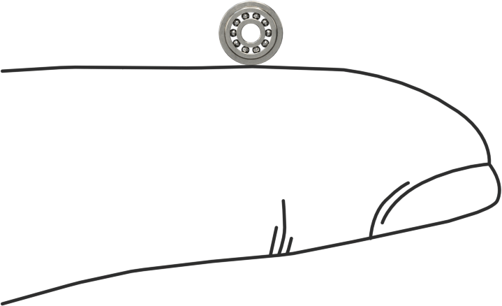 Rulman, Flanşlı, Açık, Ticaret No., 681, 1.5 mm şaft çapı için