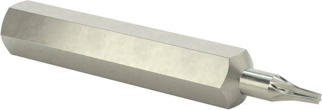 Pentalobe uçlar, 1-1/8" Toplam Uzunluk