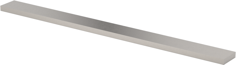 Ekstra Sert C2 Tungsten Karbür Çubuk, 1/16" Kalınlığında x 1/4" Genişliğinde x 3" Uzunluğunda