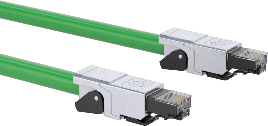 Sürekli Esnek Ethernet Kablosu, Kategori 6A, 6 Fit Uzunluk, 24 AWG
