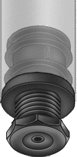 Presle Takılan Sert Tesviye Montajı, 1-1/8" İç Çap ve 1-1/4" Dış Çaplı Ayaklar için