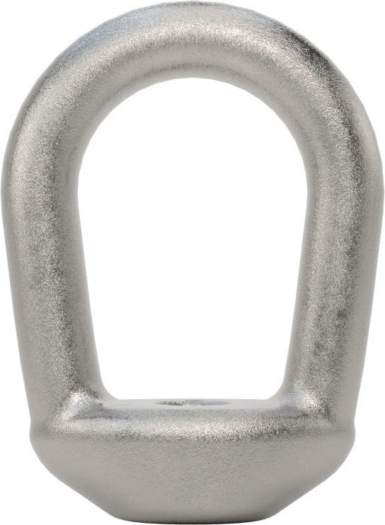 316 Paslanmaz Çelik Oval Halkalı Somun - Kaldırma için, 1/4"-20 Diş Boyutu