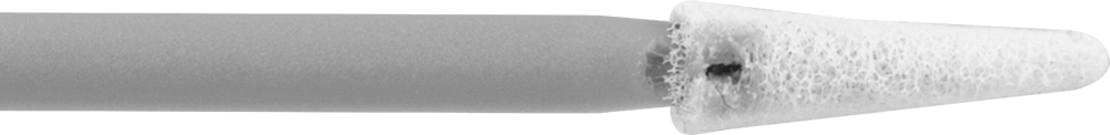 Polyester Temiz Oda Swabları, 3/32"-1/32" Çap x 15/32" Uzunlukta Uç, 2-3/4" Toplam Uzunluk