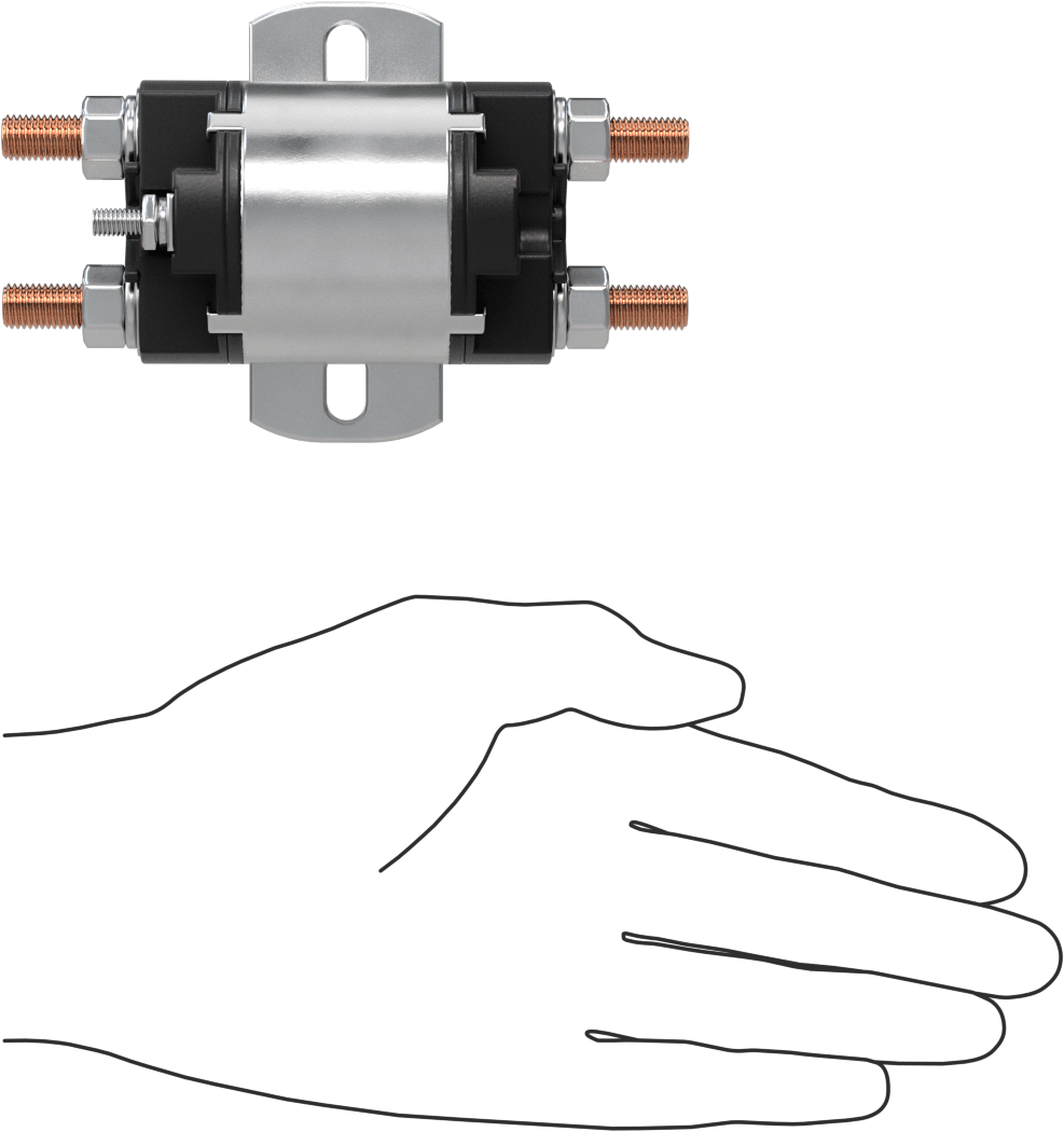 Saplama-Terminal Rölesi, SPDT, 6 Terminal, 12V DC, 12 Watt Kontrol Gücü