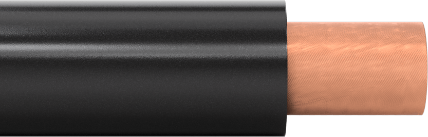 Pil Kablosu, Siyah PVC Dış Kılıflı, 600V AC/DC, 250 MCM Tel