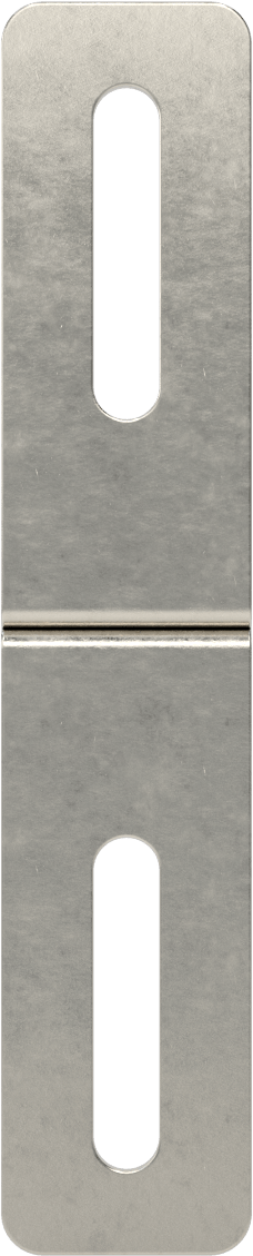 3-1/4" x 7-1/2" x 1/8" İki Parçalı L-Braket