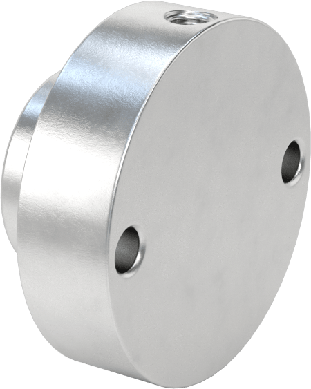 Dar Alanlar için Yuvarlak Gövdeli Hava Silindiri, 3/4" Delik Boyutu, 1-3/4" Dış Çap, 1/8" Strok Uzunluğu