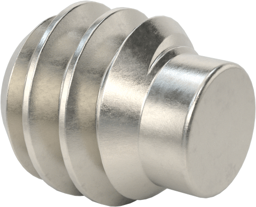 Uzatılmış Uçlu Setskur, Yüksek Korozyon Dirençli 316 Paslanmaz Çelik, 4-40 Diş, 1/8" Uzunluk