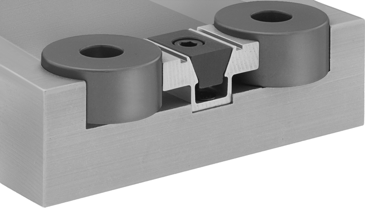 İşlenebilir Çift Sıkıştırmalı Fikstür Kelepçesi, 5/8" Uzunluk x 1-1/8" Genişlik x 1/2" Yükseklik