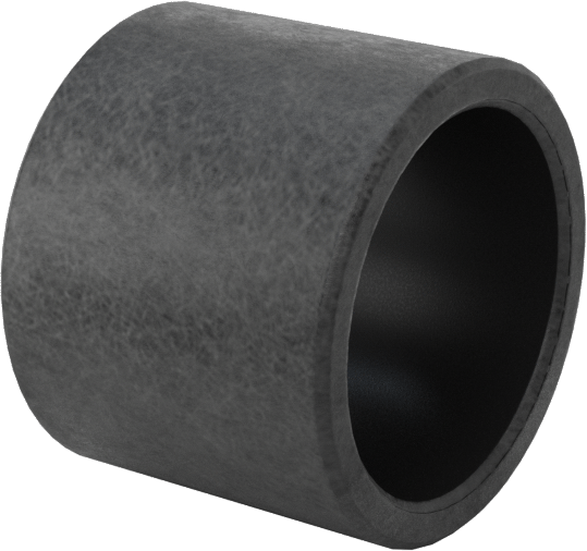 Fiberglas Destekli Kuru Çalışan Burçlu Yatak, PTFE, 1/2" Mil Çapı ve 5/8" Muhafaza İç Çapı için, 1/2" Uzunluk