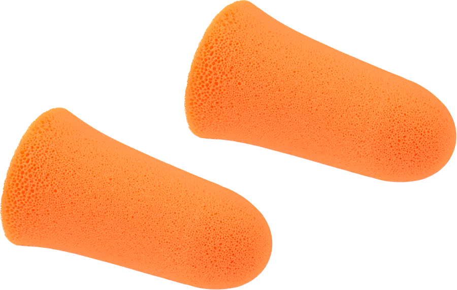 Genişletilmiş Mermi Şeklinde Kulak Tıkacı, 30 dB NRR, 200 Çift — Genişletilmiş Mermi, Turuncu, 30 dB