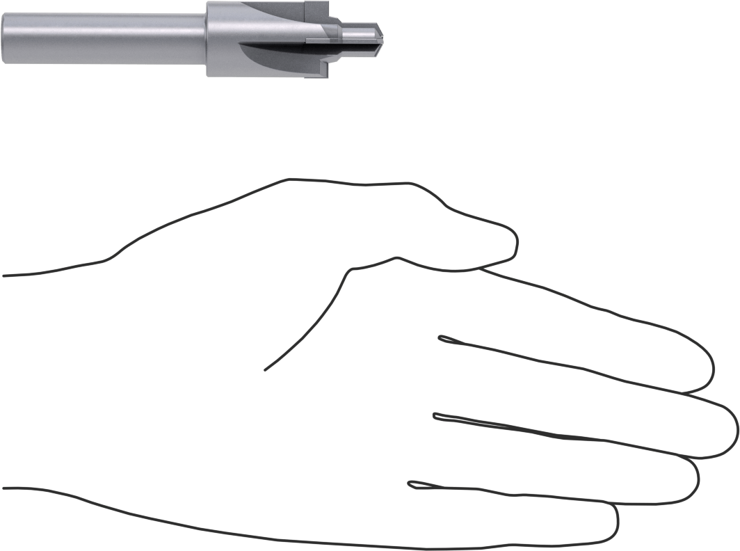 Hidrolik Port Delikleri için Havşa, MS16142, 3/8"-24 Diş Boyutu için