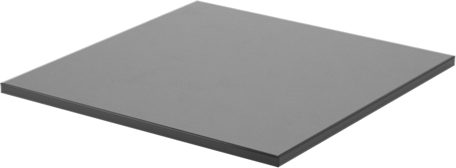 Kumaş Takviyeli Titreşim Sönümleyici Pedler, Ağır Makine için, 4" Uzunluk x 4" Genişlik x 1/8" Kalınlık